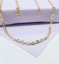 Load image into Gallery viewer, 18k Gold Filled Classic Chunky Think Curb Link Chain