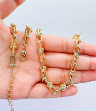 Load image into Gallery viewer, 18k Gold Filled Bone Link Set
