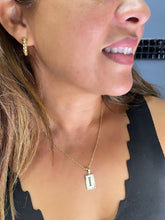 Load image into Gallery viewer, 18k Gold Filled Dainty Initial Pendant
