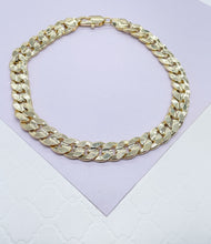 Load image into Gallery viewer, 18k Gold Filled Thick Cuban Link Anklet Available In 2 Styles