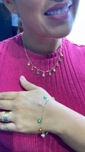 Load image into Gallery viewer, 18k Gold Filled Colorful Enamel Flower Set