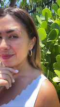 Load image into Gallery viewer, 18k Gold Filled Smooth Twisted Hoop Earrings