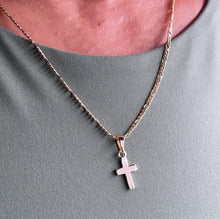 Load image into Gallery viewer, 18k Gold Filled Smooth Plain Cross Pendant, Cross Jewelry