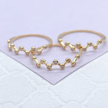 Load image into Gallery viewer, 18k Gold Filled Dainty Sharp Zig-zag Ring