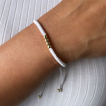 Load image into Gallery viewer, Colorful Braided Adjustable Bracelet With 18k GoldFilled Bead Charms