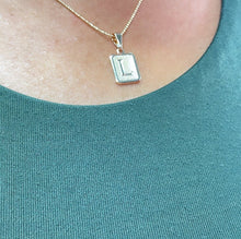 Load image into Gallery viewer, 18k Gold Filled Plain Initial Pendant