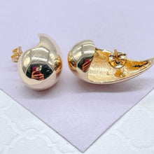 Load image into Gallery viewer, Gorgeous 18k Gold Filled XL Plain Tear Drop Earrings