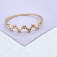 Load image into Gallery viewer, 18k Gold Filled Dainty Sharp Zig-zag Ring