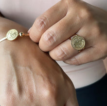 Load image into Gallery viewer, 18k Gold Filled Smooth Plain San Benito Ring