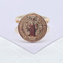 Load image into Gallery viewer, 18k Gold Filled Smooth Plain San Benito Ring