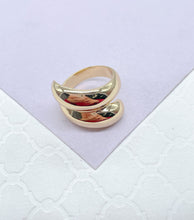 Load image into Gallery viewer, 18k Chunky Gold Filled Wrap Ring