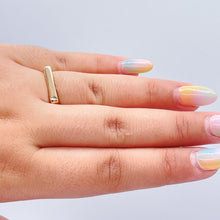Load image into Gallery viewer, 18k Gold Filled Minimalist Plain Smooth Square Ring