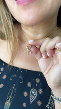 Load image into Gallery viewer, 18k Gold Filled Plain Small Dainty Chubby Bear Pendant