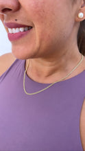 Load image into Gallery viewer, 18k Gold Filled Thin Flat Double Cuban Link Chain