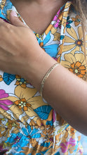 Load image into Gallery viewer, 18k Gold Filled 4mm Unisex Smooth Double Cuban Link Bracelet