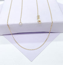 Load image into Gallery viewer, 18k Gold Filled Smooth 1mm Long Bar Spacialty Chain, Layering Necklace, Dainty Necklace, For Her, Minimalist Chain