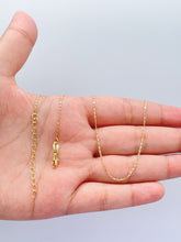 Load image into Gallery viewer, 18k Gold Filled Smooth 1mm Long Bar Spacialty Chain, Layering Necklace, Dainty Necklace, For Her, Minimalist Chain