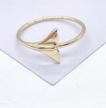 Load image into Gallery viewer, 18k Gold Filled Dainty, Conch Shell and Fish Tail Dainty Rings