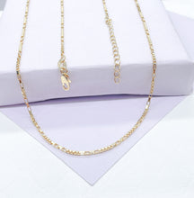 Load image into Gallery viewer, 18k Gold Filled Box Chain Necklace: 1.5mm Dainty Layering Chain