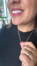 Load image into Gallery viewer, 18k Gold Filled Paper Clip Chain Necklace: Dainty Layering Jewelry