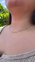 Load image into Gallery viewer, 18k Gold Filled Box Chain Necklace: 1.5mm Dainty Layering Chain
