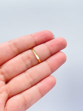 Load image into Gallery viewer, 18k Gold Filled Plain Dainty Minimalist Tiny Signet plaque Ring