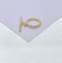 Load image into Gallery viewer, 18k Gold Filled Toggle Clasps Available in Various Styles Made for Jewlery Making