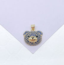 Load image into Gallery viewer, 18k Gold Filled Chunky Bear Charm: Hypoallergenic Animal Pendant