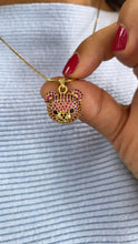 Load image into Gallery viewer, 18k Gold Filled Chunky Bear Head Charm, Available in 4 Different Colors, Animal Charm, Waterproof Jewlery, Hypoallergenic Jewlery