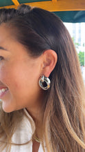 Load image into Gallery viewer, 18k Gold Filled Doubled Layered Soft Angled Earrings