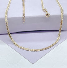 Load image into Gallery viewer, 18k Gold Filled 2mm 16 Inch Flat Braid Snake Textured Chain, Necklace For Wholesale, Gift Ideas, Dainty Jewlery, Layering Necklace,