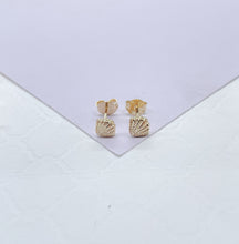 Load image into Gallery viewer, 18k Gold Filled Sea Shell Stud Earrings Set - Beach Jewelry