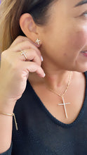 Load image into Gallery viewer, 18k Gold Filled Cross Pendant: Dainty Religious Jewelry
