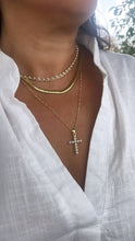 Load image into Gallery viewer, 18k Gold Filled 5mm Soft Flat Snake Chain Supplies