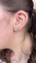 Load image into Gallery viewer, 18k Gold Filled Set of 3 Sea Shell Textured Stud Earrings, Beach Jewlery, Dainty Studs, Conch Jewlery, Sea Shell Jewlery