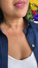 Load image into Gallery viewer, 18k Gold Filled Satellite Chain Necklace: Oval Curb Link, 18 Inch