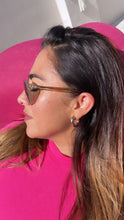 Load image into Gallery viewer, 18k Gold Filled 6.5mm Thick Plain Smooth Open Ended Hoop Earrings