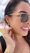 Load image into Gallery viewer, 18k Gold Filled Small 15mm Thick Chunky Hoop Earring