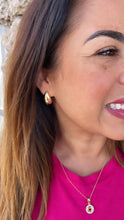 Load image into Gallery viewer, 18k Gold Filled Tear Drop Stud Earrings: Dainty Jewelry