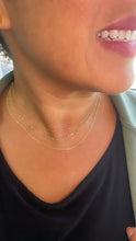 Load image into Gallery viewer, 14k Solid Gold Satellite Chain: Dainty Oval Curb Link Necklace