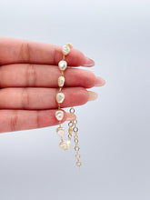 Load image into Gallery viewer, Elegant 18k Gold Filled Synthetic Pearl Necklace and Pearl Set, Pearl Jewlery, Dainty Pearls