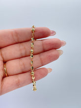 Load image into Gallery viewer, 18k Gold Filled Twist and Beaded Dainty Bracelet