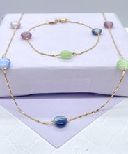 Load image into Gallery viewer, 18k Gold Filled Dark Earth Tone Beaded Set, Sold separately