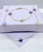 Load image into Gallery viewer, 18k Gold Filled Dark Earth Tone Beaded Set, Sold separately