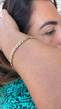 Load image into Gallery viewer, 18k Gold Filled Bismark Style Bracelet 7mm
