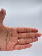 Load image into Gallery viewer, Dainty 18k Gold Filled 3 in 1, 1mm Extra Thin Dash Dot Chain