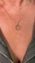 Load image into Gallery viewer, 18k Gold Filled Open Star of David Dainty Medallion