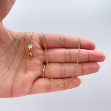 Load image into Gallery viewer, 18k Gold Filled 20 inch 1.5mm Thick Figaro chain, Layering chain, Dainty Jewlery ,