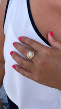 Load image into Gallery viewer, 18k Gold-filled Adjustable CZ Fancy Ring
