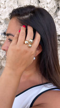 Load image into Gallery viewer, 18k Gold-filled Adjustable Triple Wrap Dome Ring